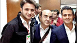 Gerardo Saade Murillo, con su abuelo el procurador general de la república Jesús Murillo Karam y el presidente Enrique Peña Nieto.
