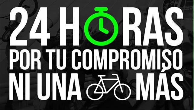 rodada de 24 horas por la movilidad, exigen a gobernador que cumpla compromisos.