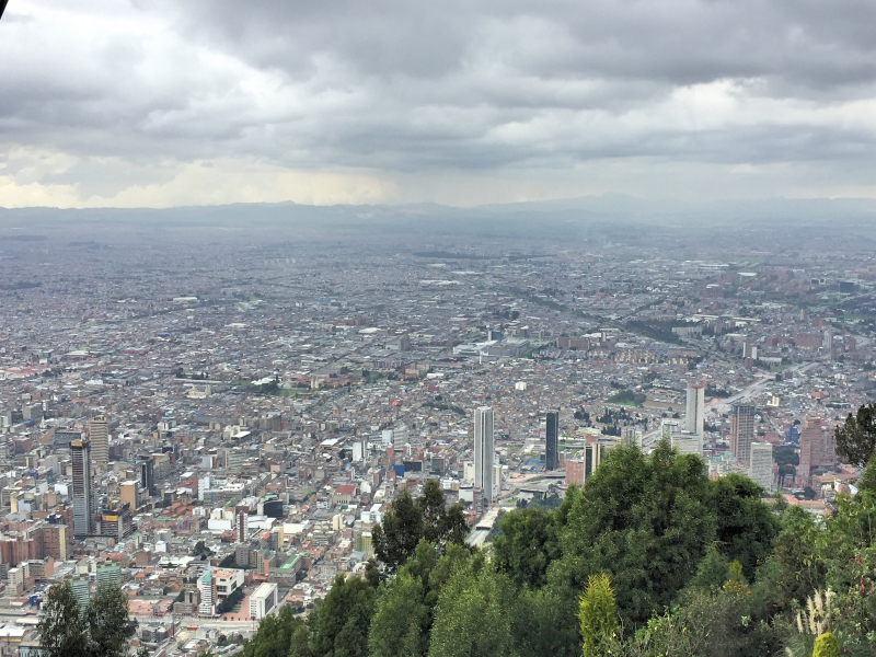 La ciudad de Bogotá. Foto: César Octavio Huerta