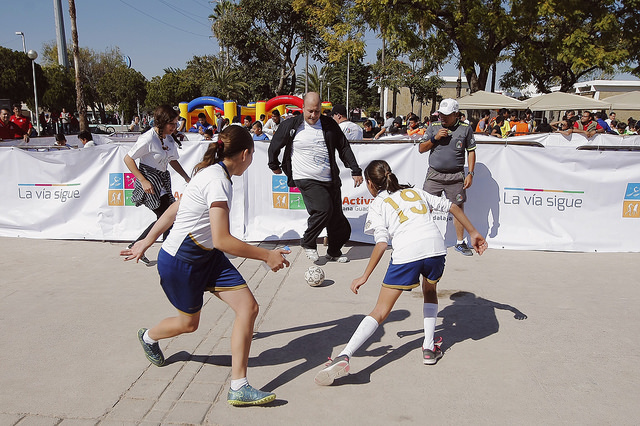 Enrique Alfaro relanza la Vía RecreActiva. Foto: Ayuntamiento de Guadalajara
