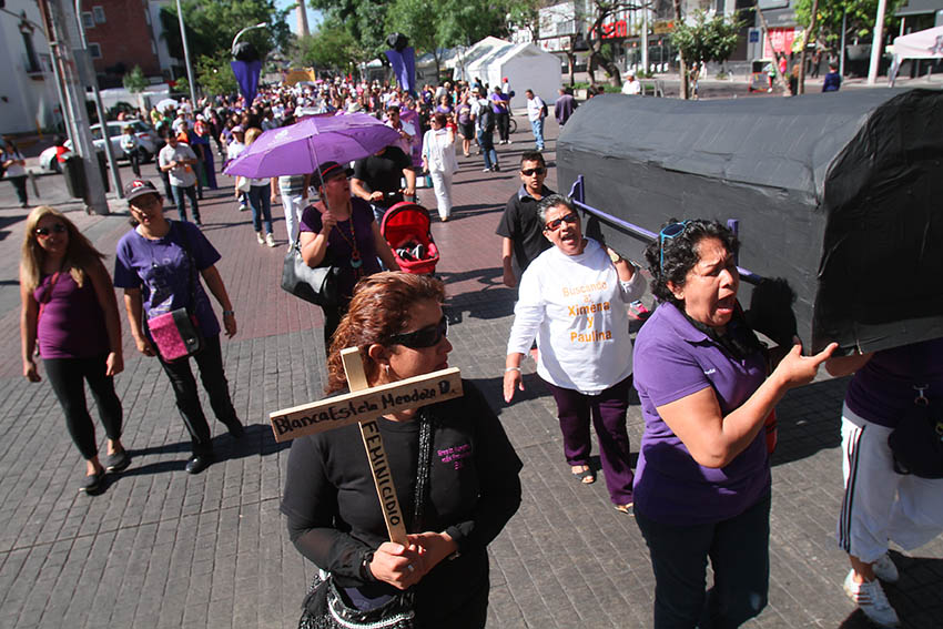 Marcha en Guadalajara contra la violencia machista. Foto: RACCImágenes/Arturo Campos Cedillo.