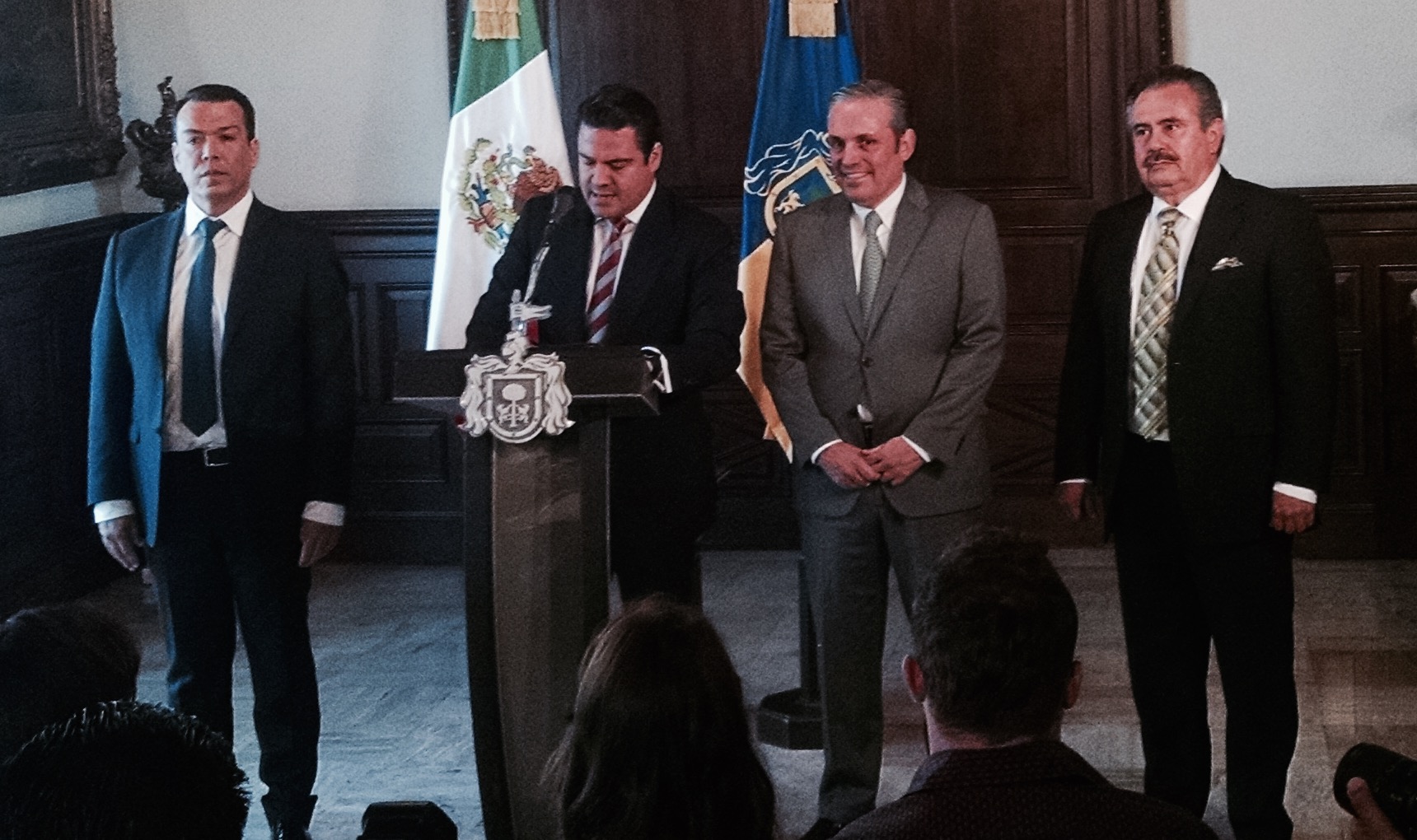 Cambio en la Secretaría de Movilidad de donde sale Mauricio Gudiño por Servando Sepúlveda Enríquez. Foto: Sergio Hernández Márquez