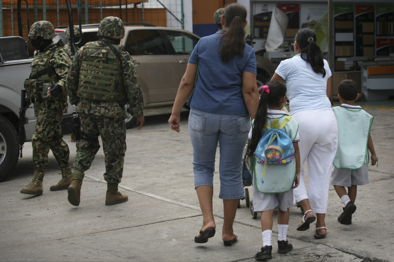 Presencia militar en Veracruz como parte de un programa de seguridad. Foto: Félix Márquez / Cuartoscuro.