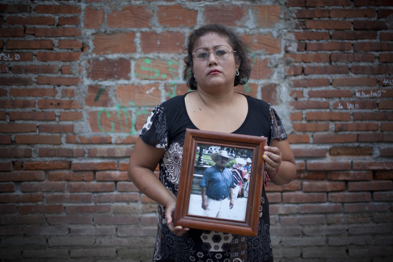 Esposa del líder indígena nahua, Celedonio Monroy Prudencio. Foto de portada: Mónica González / Geografía del Dolor