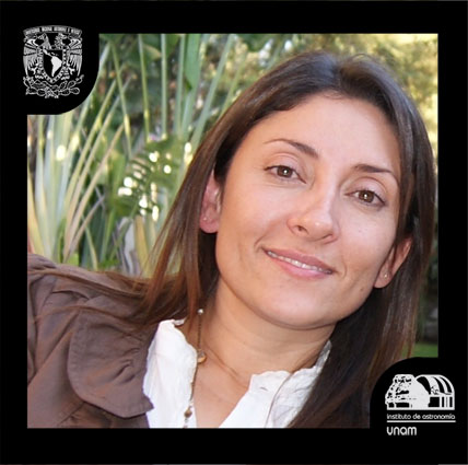 Coordinadora de Comunicación de la Ciencia del Instituto de Astronomía de la Universidad Nacional Autónoma de México (UNAM), Brenda Carolina Arias Martín. Foto: Agencia Informativa Conacyt.