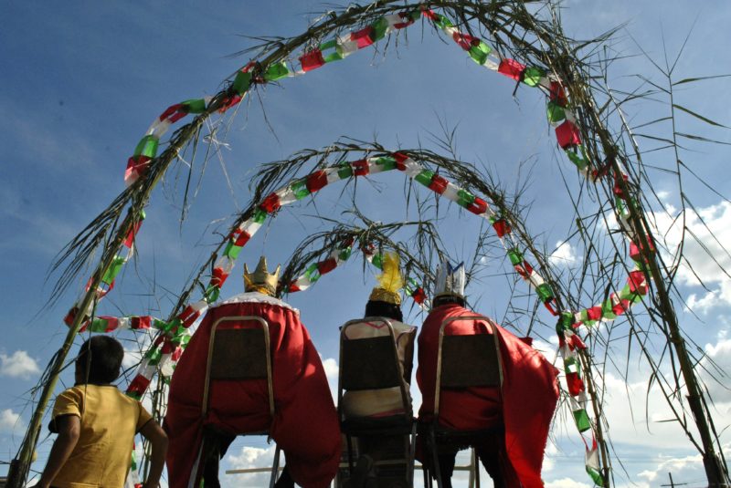 La Reina Cihualpilli y los reyes. Foto: Miriam Jiménez.