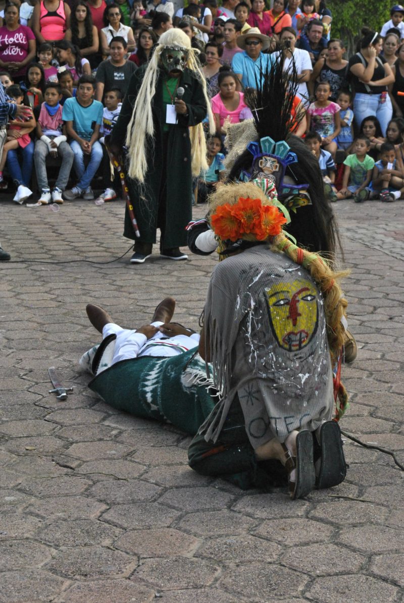 Tastoanes durante "la jugada". Foto: Miriam Jiménez.
